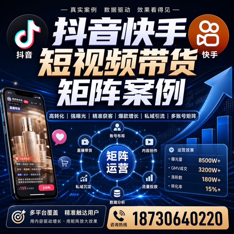 徐州短视频带货团队多平台矩阵自动分发案例