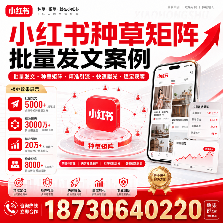 徐州小红书种草矩阵批量发文案例